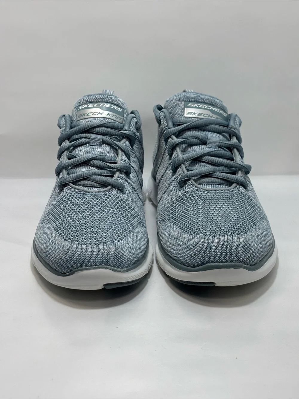 Skechers Air Cooled Memory Foam Blue Women's Size 8 Light Weight Sneakers 12756